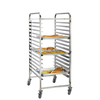 Stainless Steel Baking Tray Trolley Cart For Bakery
