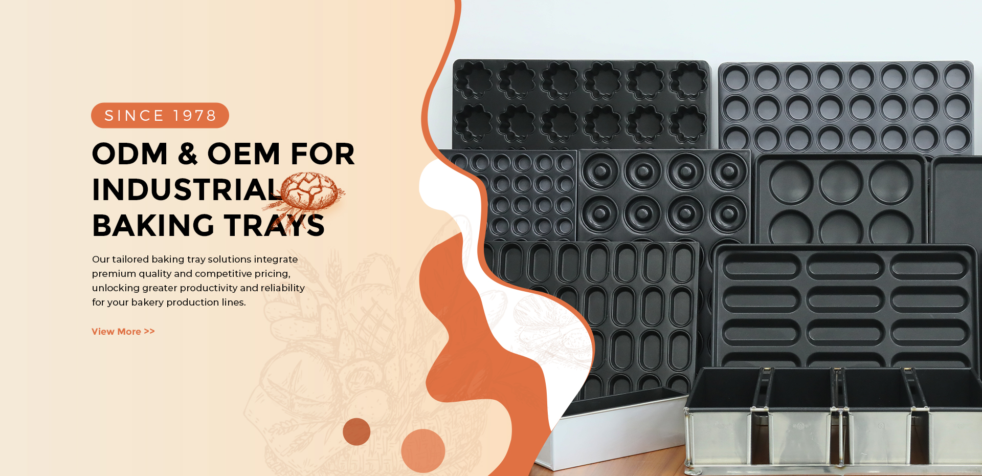 ODM &amp; OEM FOR NDUSTRIAL BAKING TRAYS