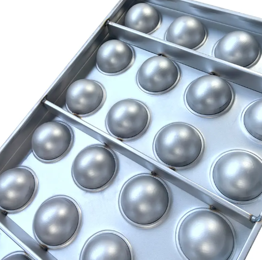 Half-Ball Aluminum Steel Baking Tray Dessert Bakery Catering