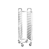 Stainless Steel Baking Tray Trolley Cart For Bakery