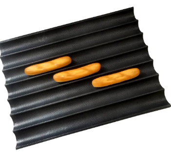 Alloy Multi-Slot Baguette Pans Industrial Artisan Baking