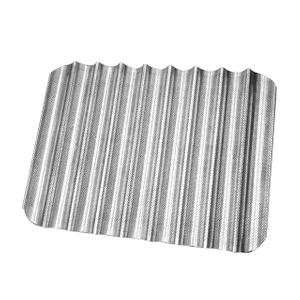 Commercial Aluminum Alloy Customized Perforated Baguette Bread Baking Tray