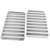 Commercial Aluminum Alloy Customized Perforated Baguette Bread Baking Tray