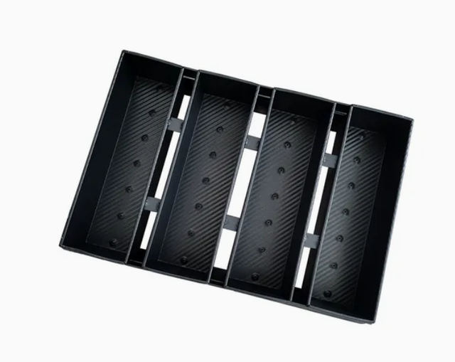Premium Alu-Steel 4 Straps Toast Baking Box