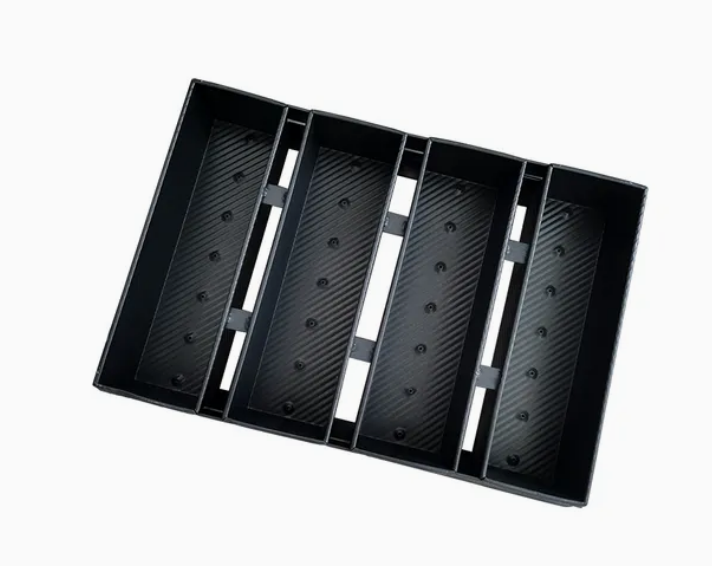 Premium Alu-Steel 4 Straps Toast Baking Box
