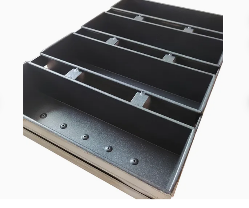 Premium Alu-Steel 4 Straps Toast Baking Box