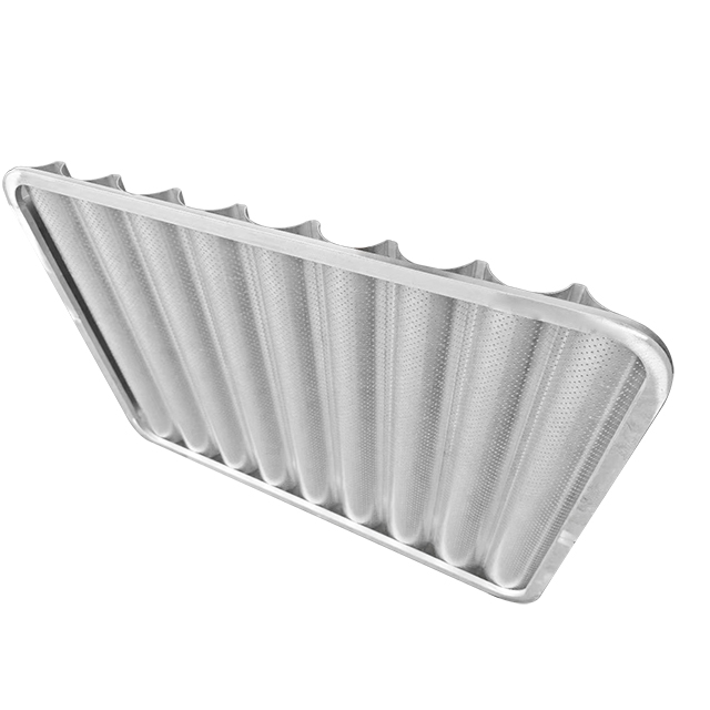 Commercial Aluminum Alloy Customized Perforated Baguette Bread Baking Tray